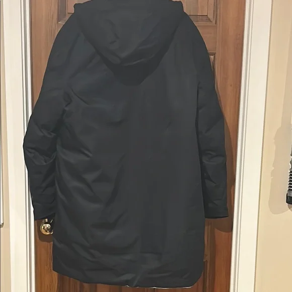 Men’s Lululemon XL Black Cold City 600-Down-Fill Parka with Hood - Picture 7 of 8